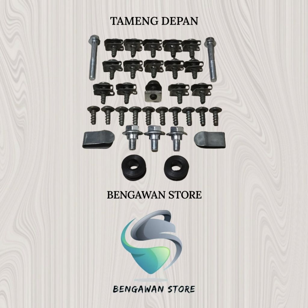 Baut Fullset Cover Bodi Body Tameng Depan Yamaha Mio Soul GT 115
