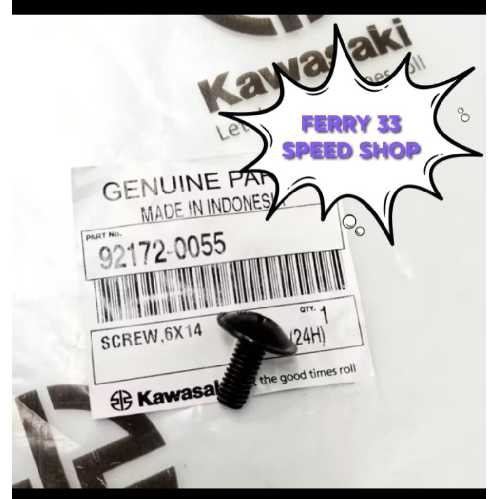 TERMURAH BAUT BODY FARING NINJA RR SS R 150 OLD ORIGINAL 92172-0055