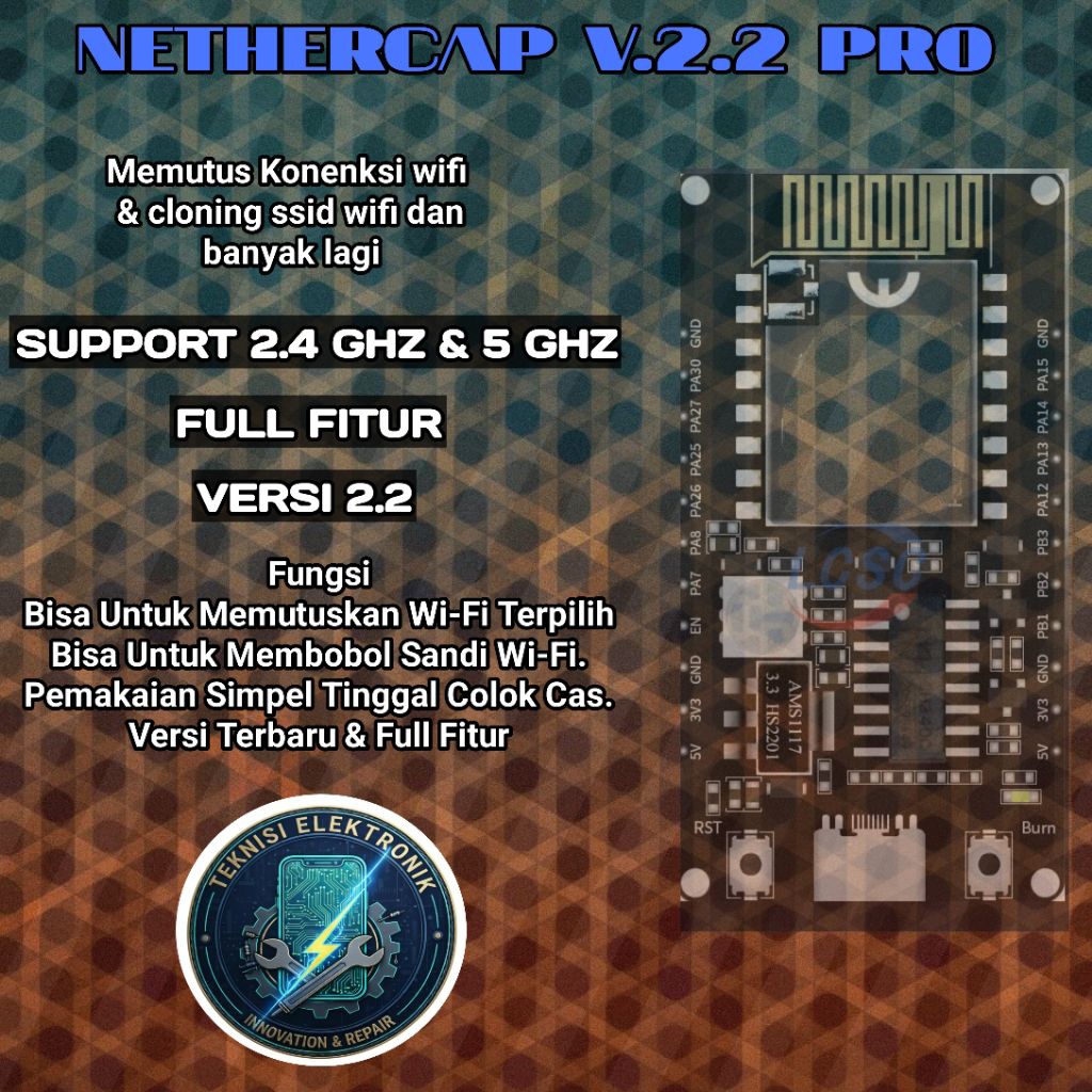 NETHERCAP V.2.2 PRO 5 GHZ. ALAT UJI KEAMANAN WIFI. HACK WIFI