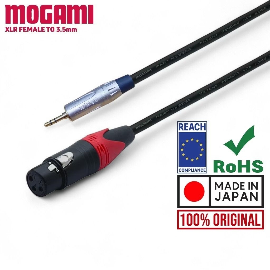 Mogami Original | Kabel Microphone 3.5mm Mogami - (MOGAMI, GP, XLR FE - MINI)