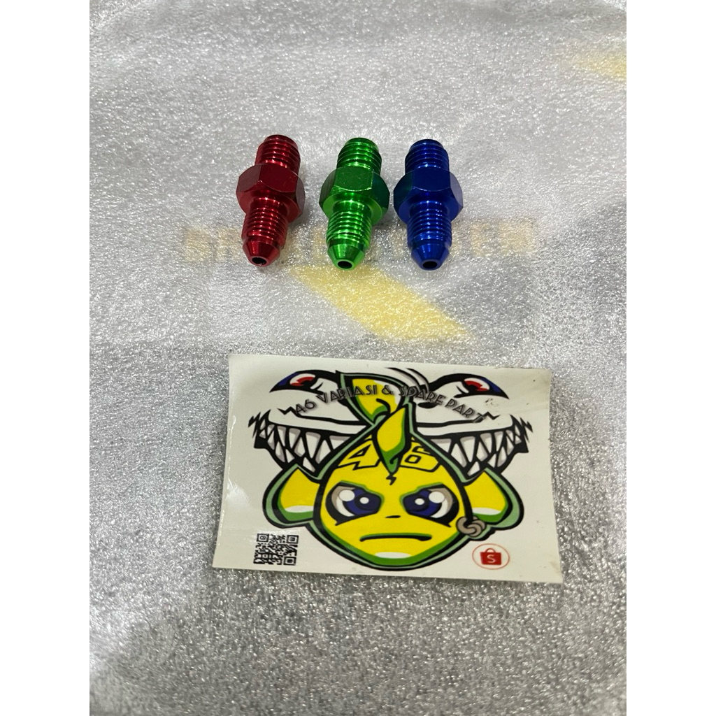 BAUT SELANG REM KE KALIPER - BAUT KALIPER - BAUT SELANG REM M10 KASAR