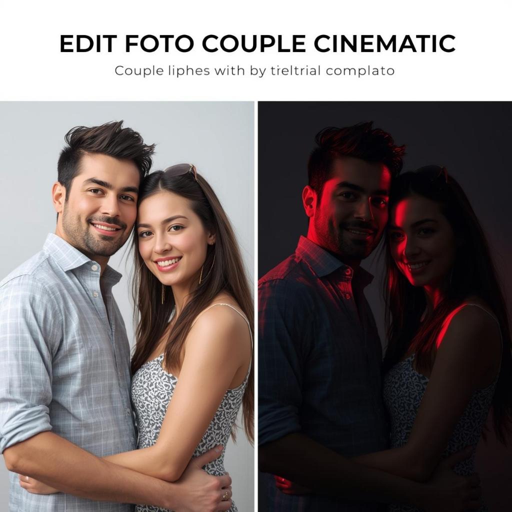 Edit Foto Couple Cinematic