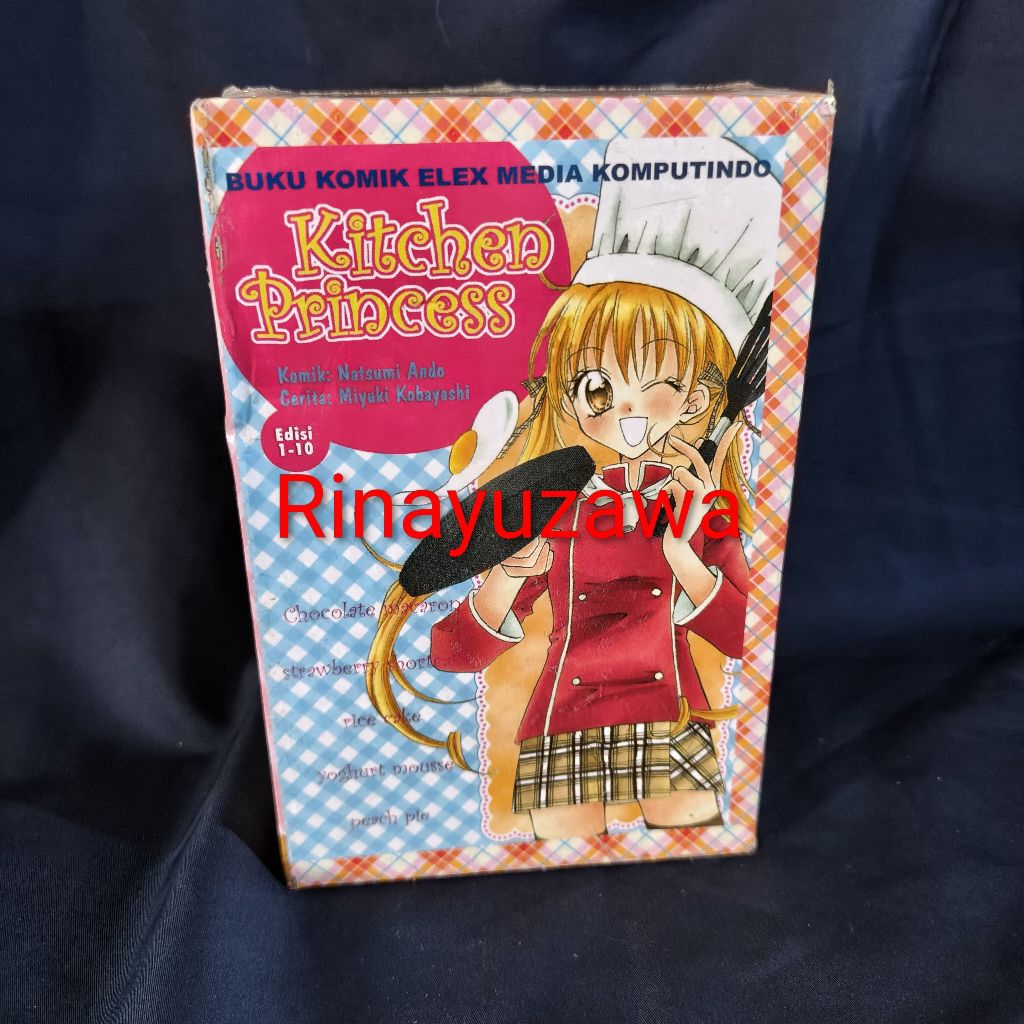 Komik bekas Kitchen Princess 1-10 Tamat by Natsumi Ando & Kobayashi Miyuki