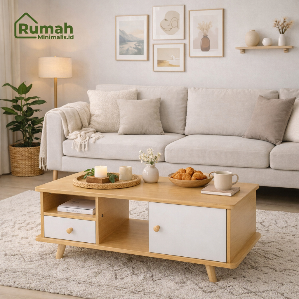 Meja Tamu Minimalis Lesehan / Meja Kopi Lesehan / Meja Ruang Tamu Minimalis / Meja Ruang Tengah