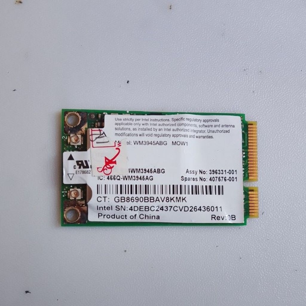 WiFi Card Laptop Compaq Presario V3700