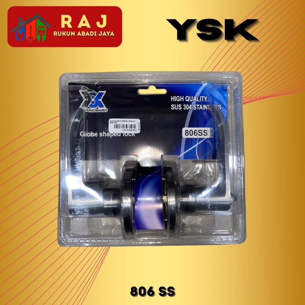 YSK Kunci Pintu Bulat 806 SS