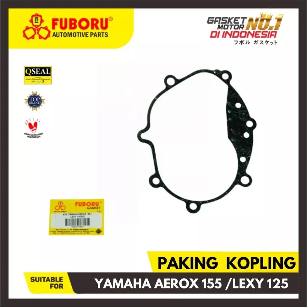 PAKING GARDAN YAMAHA AEROX 155 / LEXY 125 GASKET GEAR BOX FUBORU