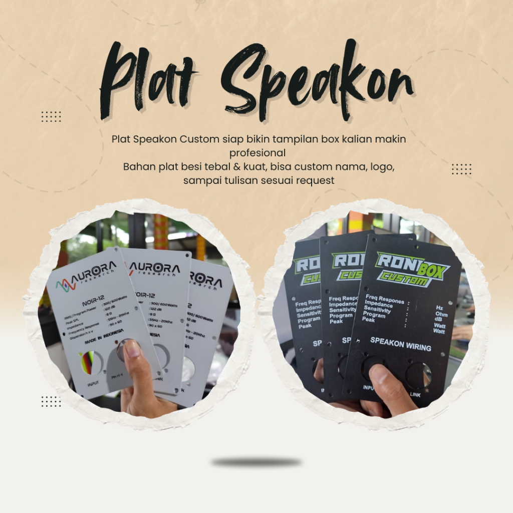 PLAT SPEAKON BOX SPEAKER – PANEL JACK SPEAKER SOUND SYSTEM