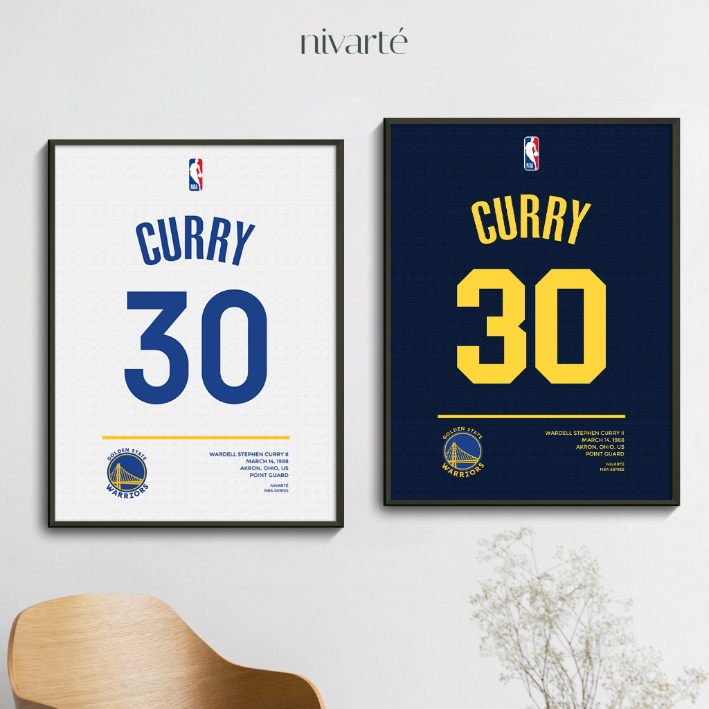 Poster Stephen Curry Golden State Warriors - Poster NBA | Frameblock | Nivarte