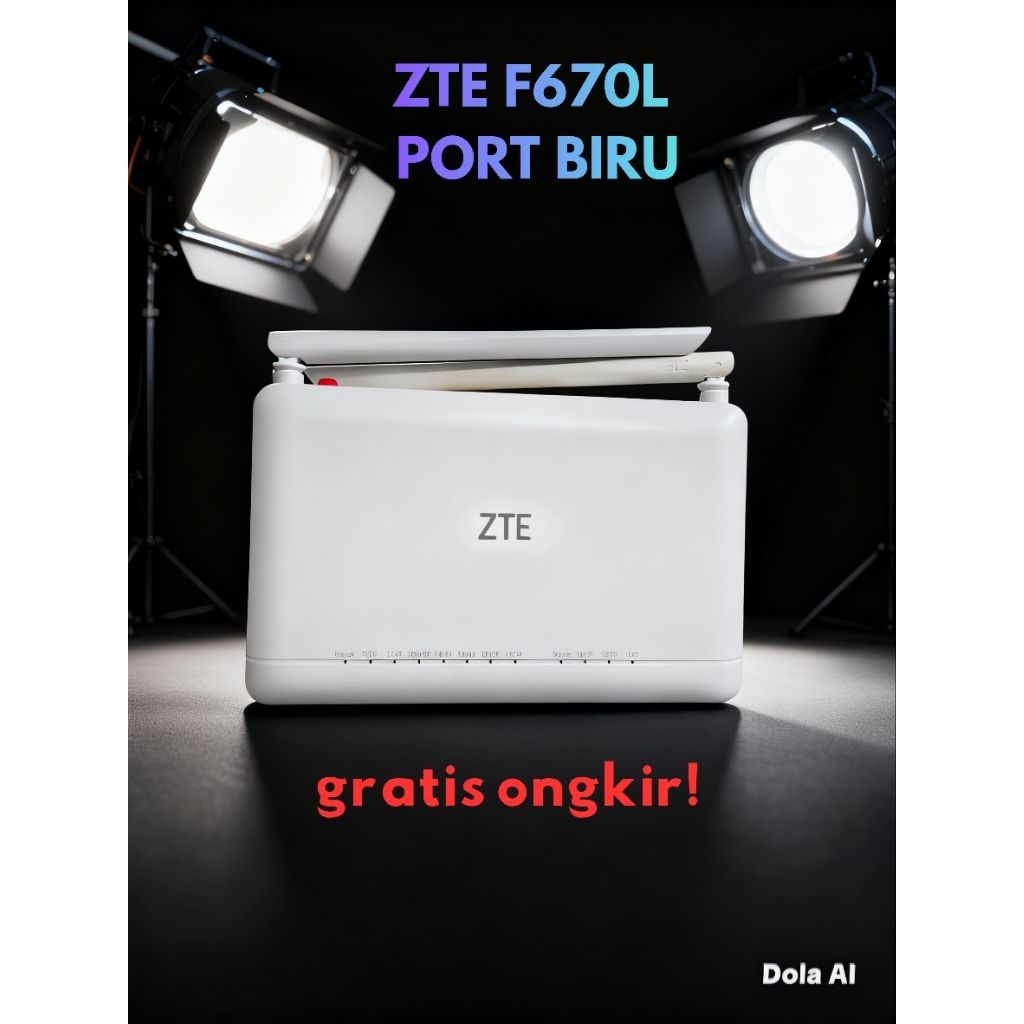 ZTE F670L PORT BIRU