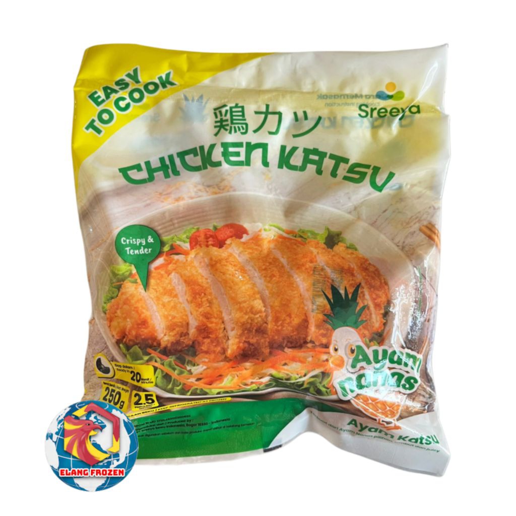 Sreeya Chicken Katsu Easy To Cook| Chicken Katsu Ayam Nanas Sreeya 250gr