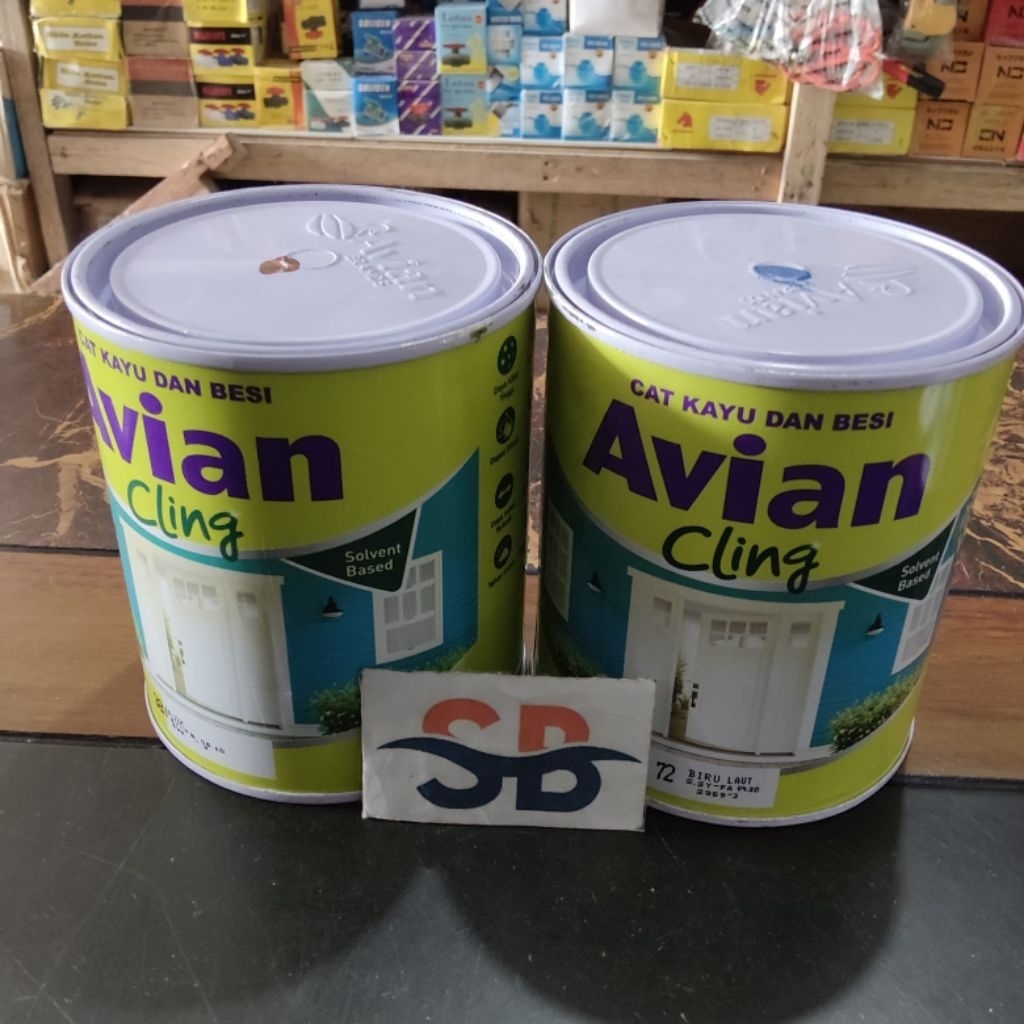 AVIAN CLING / cat minyak kayu & besi / cat minyak avian cling 1kg / cat minyak avian 1kg / cat minya