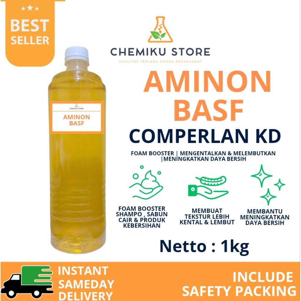 Aminon BASF Cocamide Dea 1kg / Foam Booster BASF 1kg / Aminon BASF 500g / Foam Booster 500g / camper