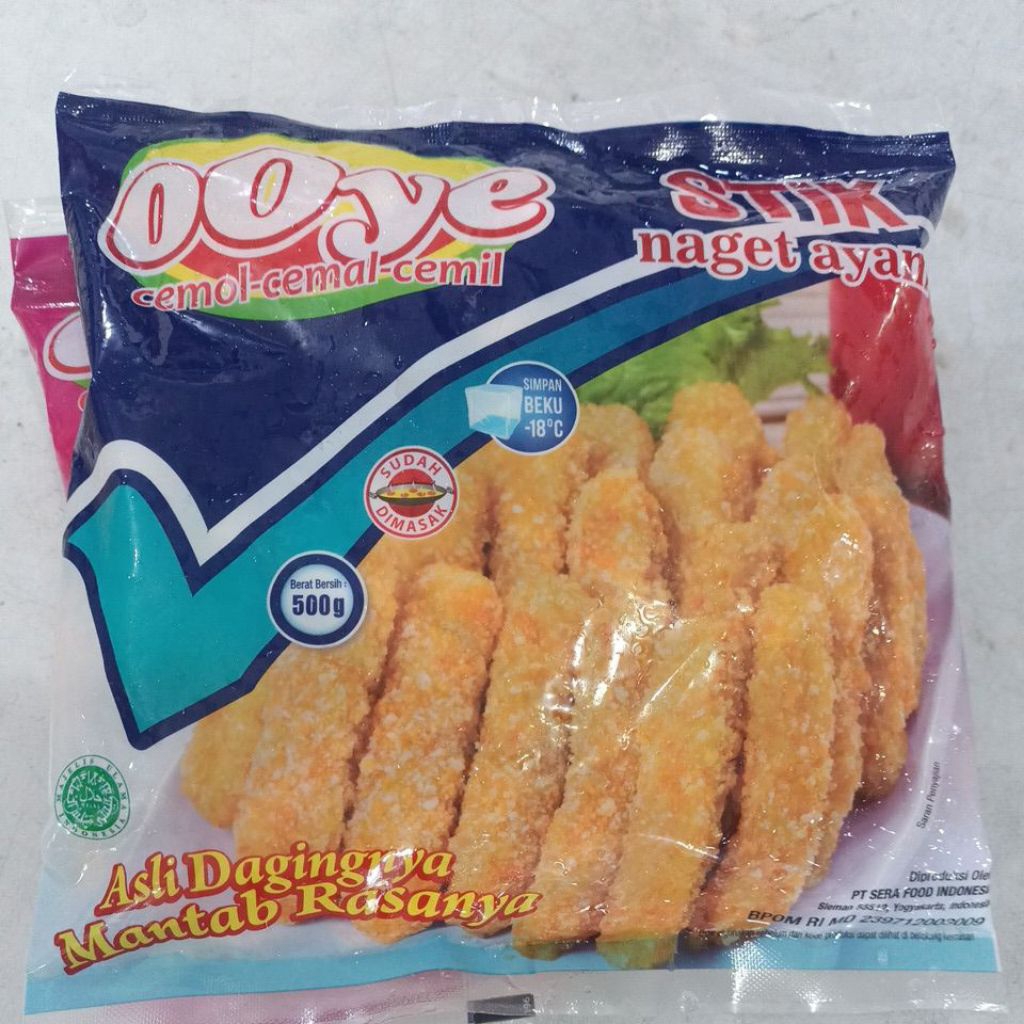 Ooye Nugget Ayam Stik 500gr