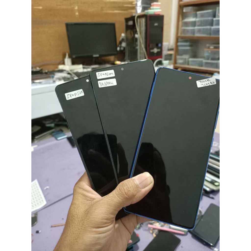 lcd original copotan samsung s10 lite