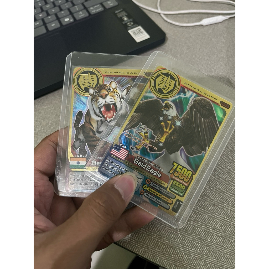 Package Animal Kaiser Plus Gold Rare Bengal Tiger + Bald Eagle [Ak+]