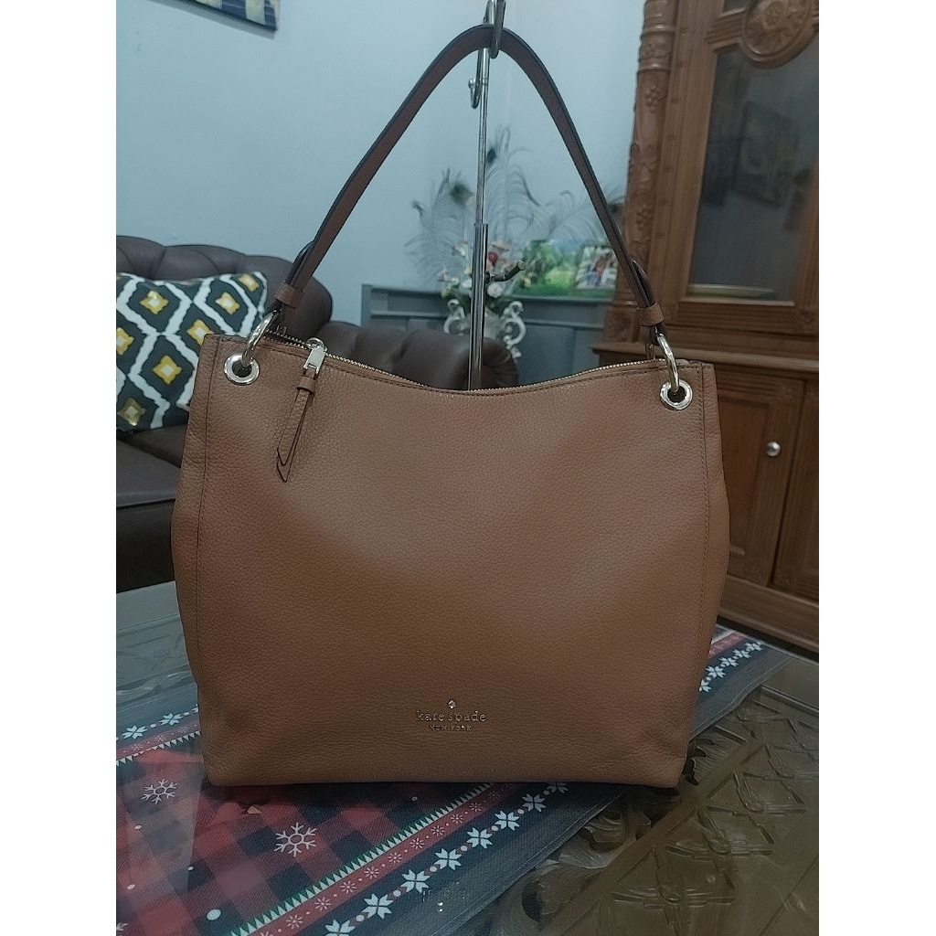 Kate Spade Shoulder Bag Leather Brown
