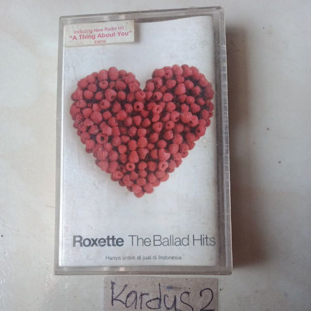kaset pita Roxette - the Ballad hits