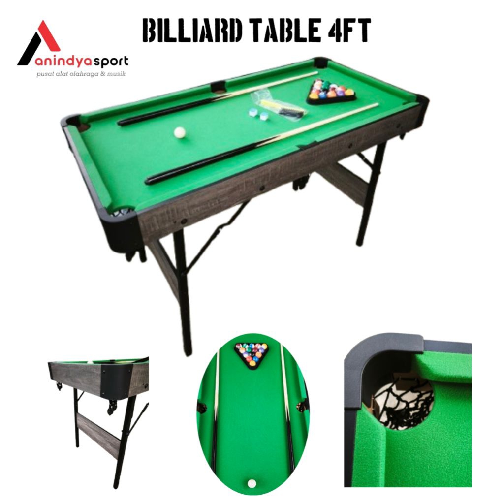 Meja Billiard Mini / Mini Pool Table / Billiard Table Folded Legs T48002