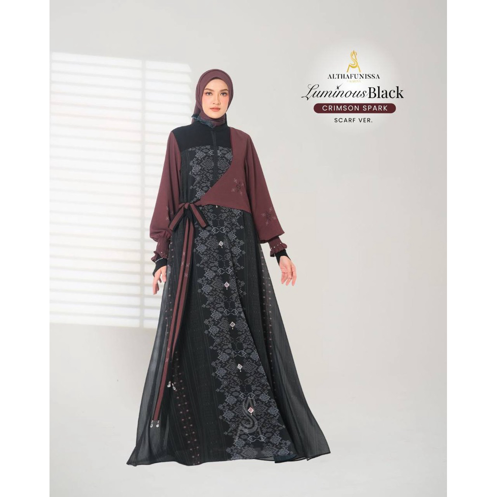 Althafunissa by boutique madinah set scraf