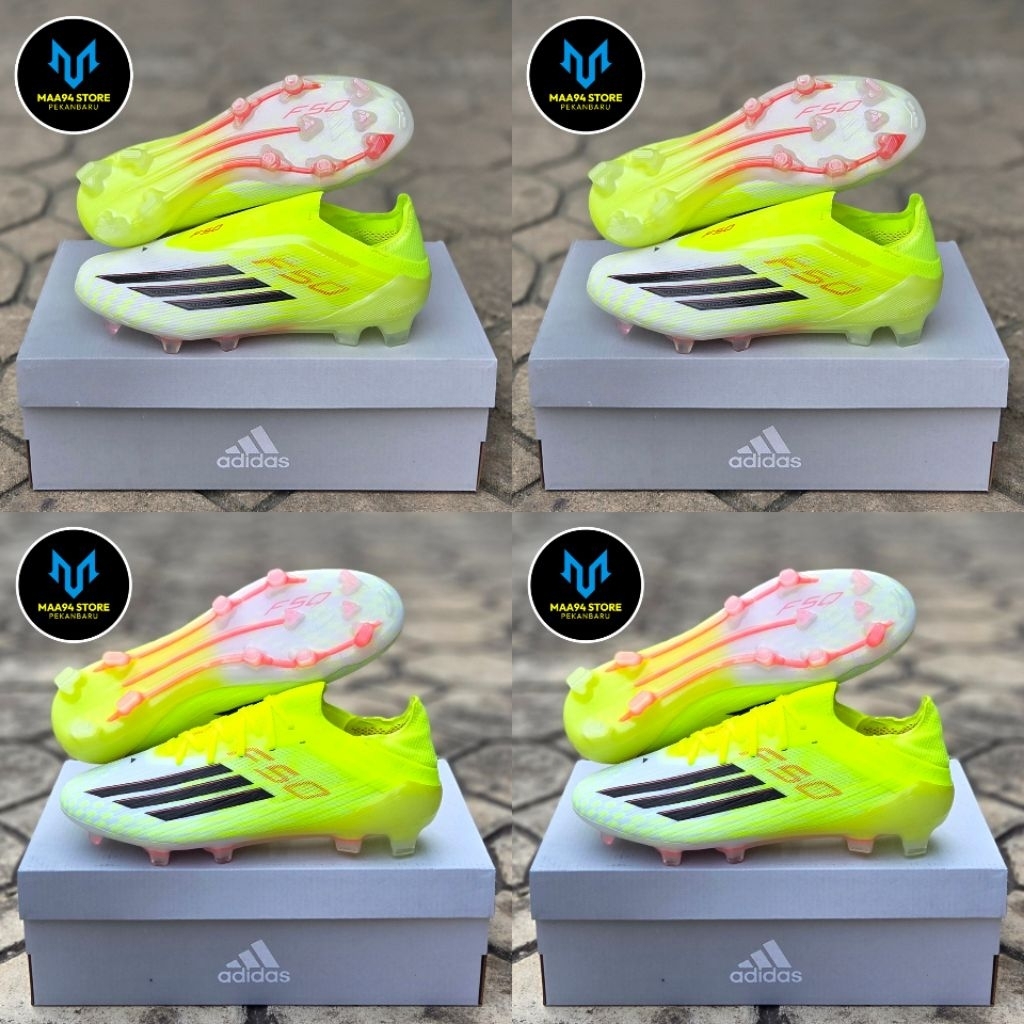 SEPATU BOLA ADIDAS F50 LACELESS