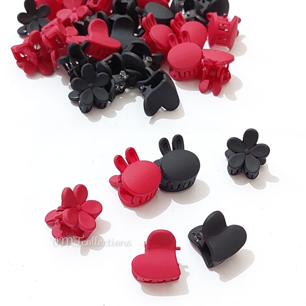 VMT - JEDAI MINI 1,5cm / JEPIT PONI / JEPIT KECIL HITAM / JEDAI DOFF