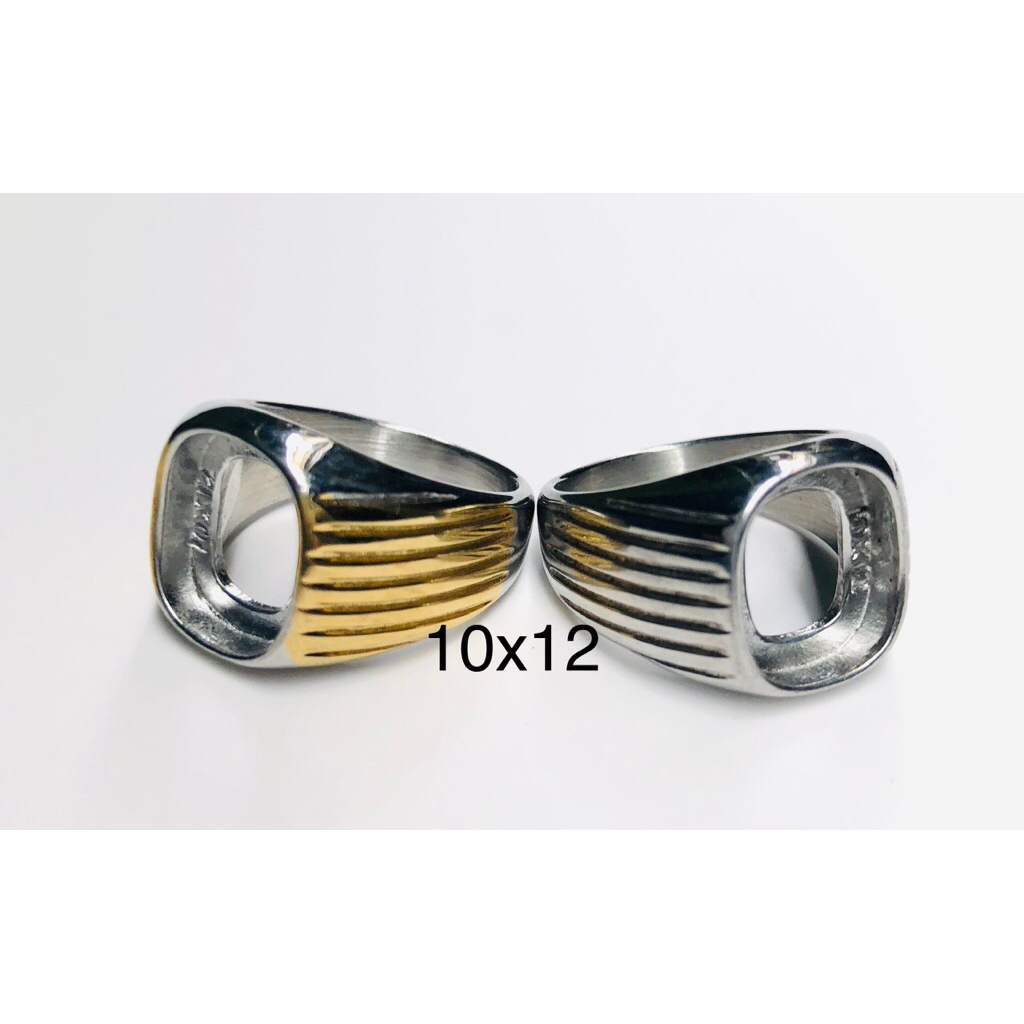 ring cincin titanium kotak 10x12 minimalis