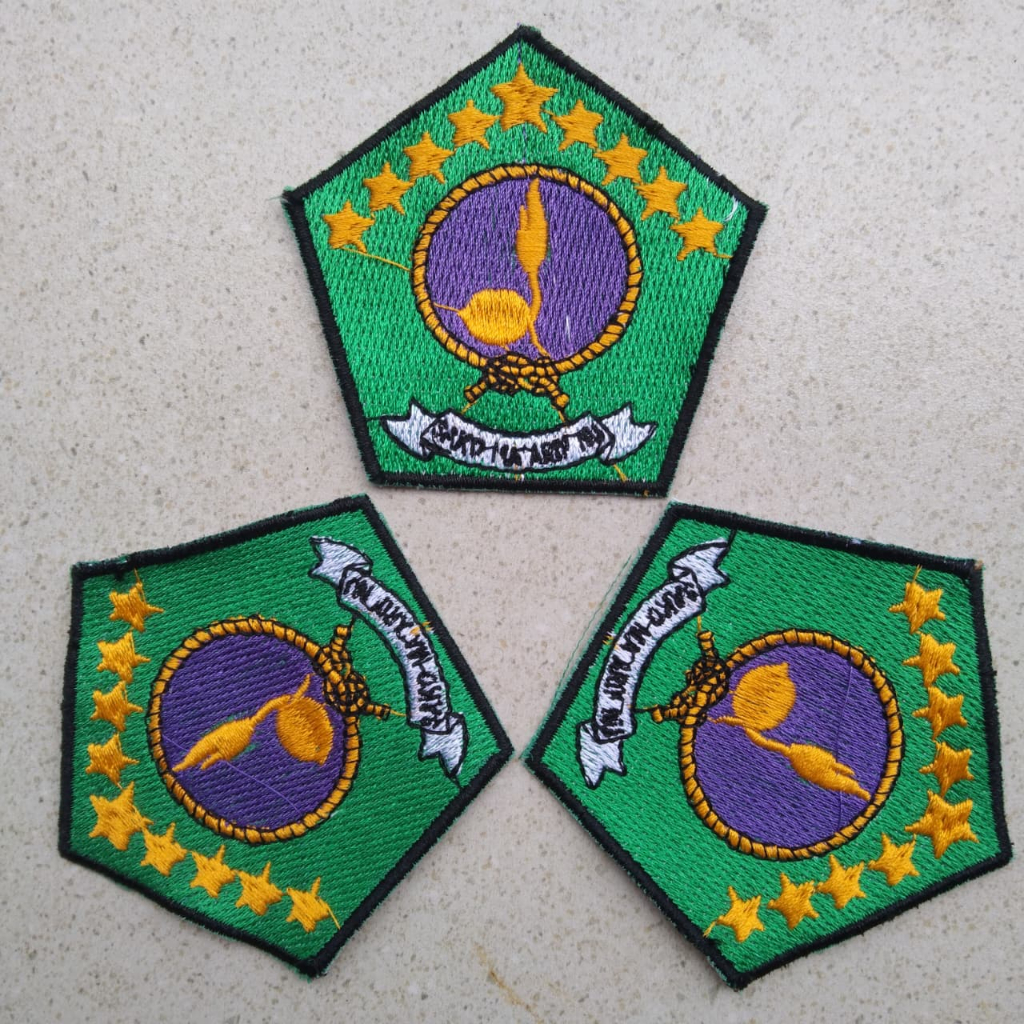 badge logo SAKO MA'ARIF NU full bordir komputer bijian