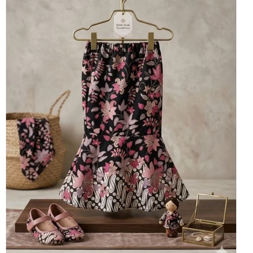 ROK ANAK MODEL DUYUNG BAHAN BATIK ELEGAN