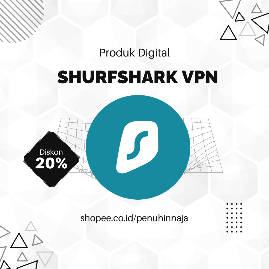SHURFSHARK VPN PREMIUM 2 BULANN