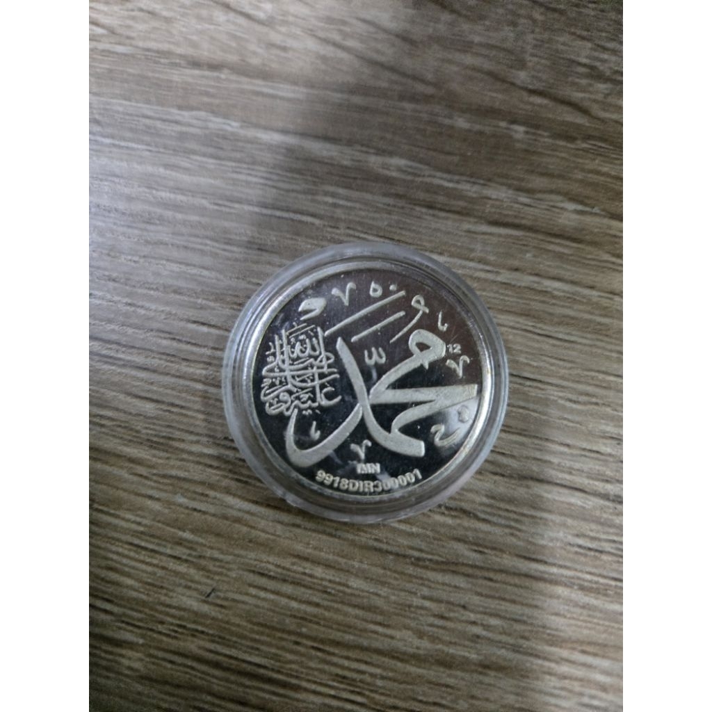 Koin Perak 5 Dirham 0.5 oz 16 gr Batangan IMN Silver not Nadir RCM SRH
