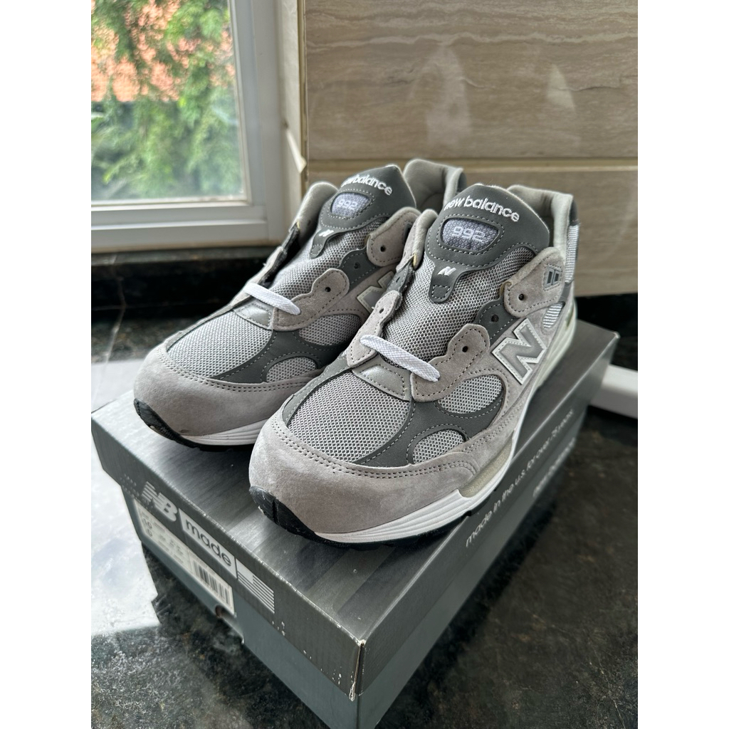 LNIB NEW BALANCE NB992 Grey Made in USA