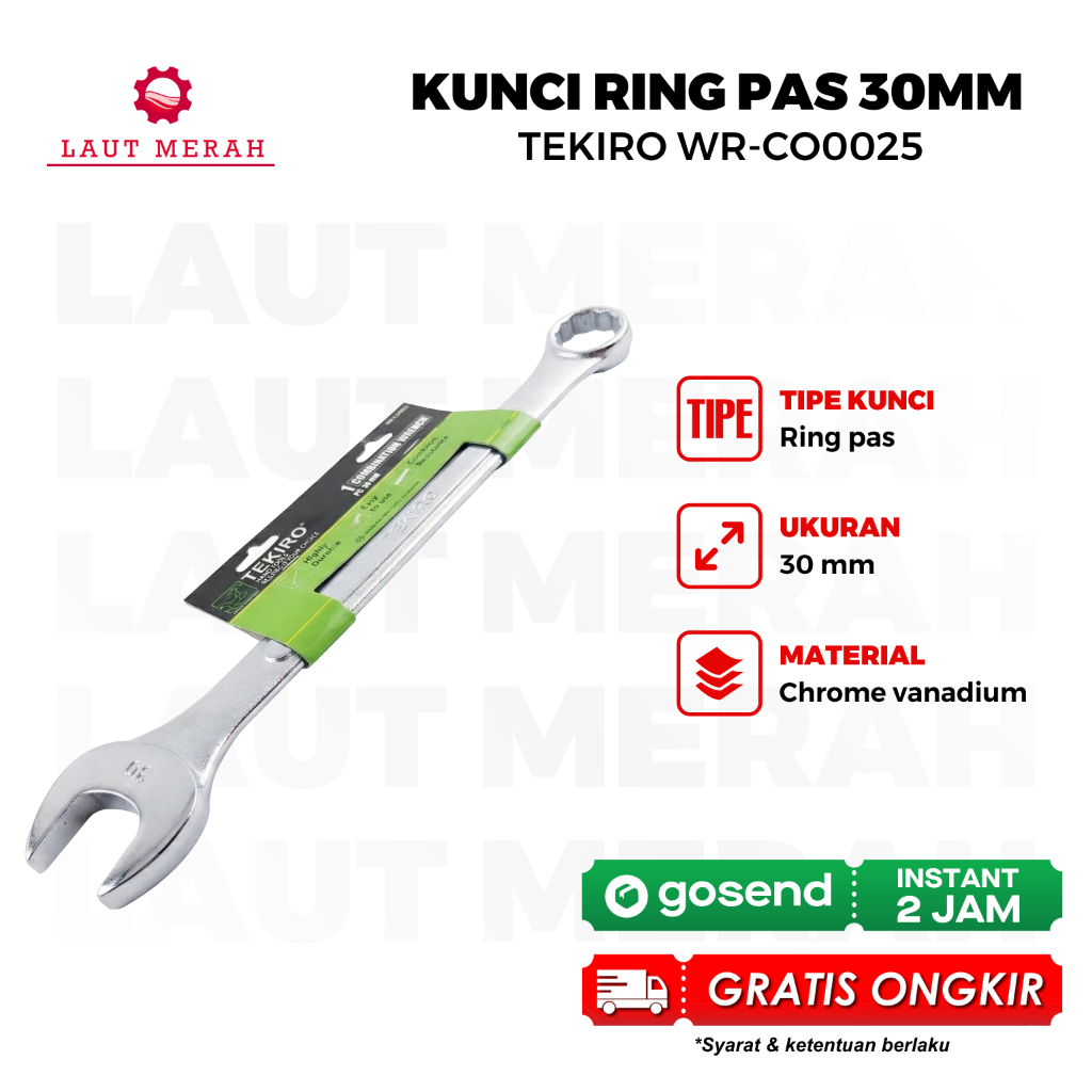 Tekiro Kunci Ring Pas 30 mm (eceran)