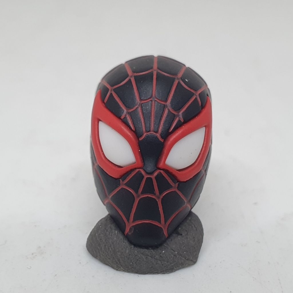 Mafex CT Toys Marvel Head HS Spiderman Miles Morales Peter Parker by Fahrulstore kitbash 1/12