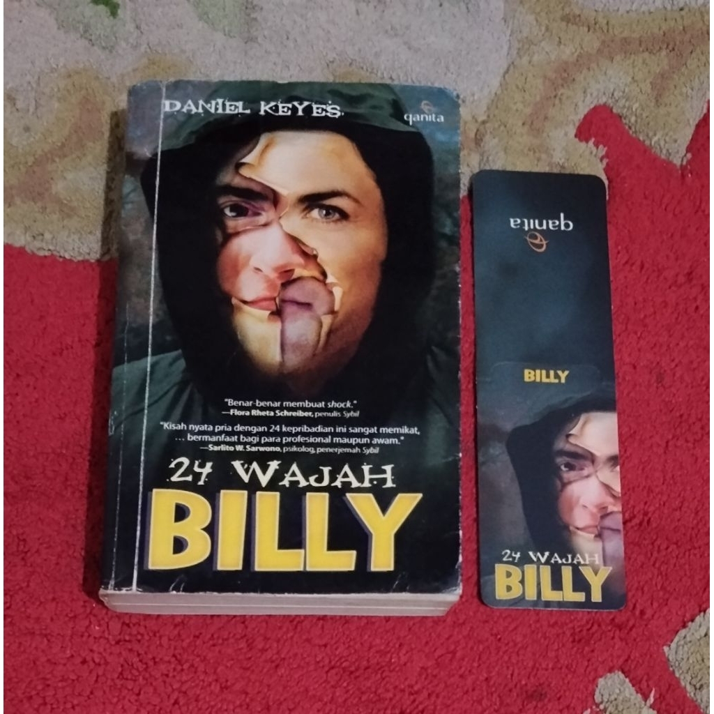 Novel Daniel Keyes "24 Wajah Billy" 100%ORI preloved