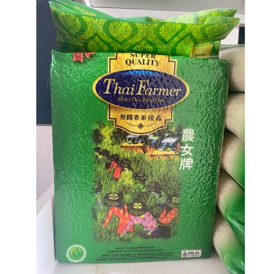 beras thailand thai farmer 5 kg & 10 Kg