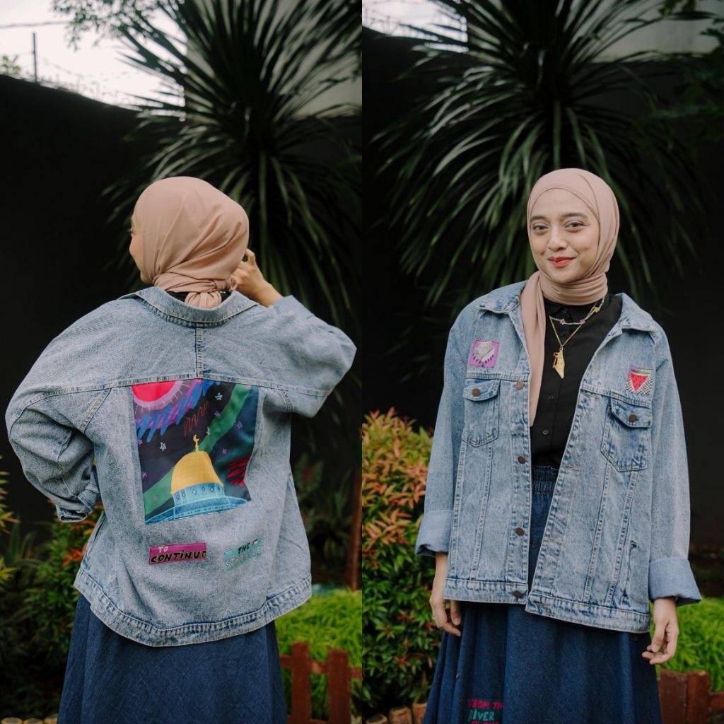 Aqsa Jean Jacket Chikigo