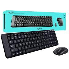 Logitech MK220 Keyboard + Mouse Wireless / Keyboard Logitech MK220 Combo Wireless