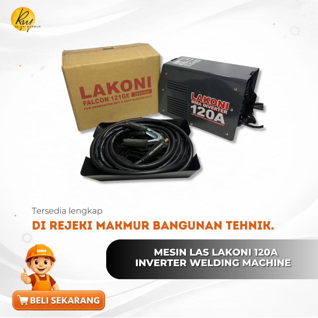 Mesin las LAKONI 120A/Inventer mesin las LAKONI/Travolas mesin las Lakoni 121 GE