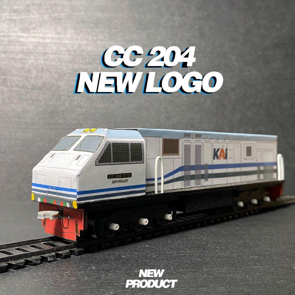 Kereta Api Indonesia Seri Lokomotif CC 204 Series (Handmade)