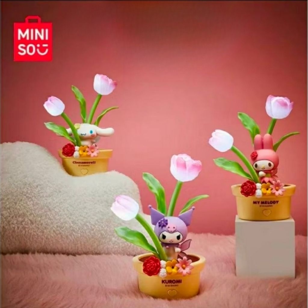 Hello Kitty Indonesia - Miniso x Sanrio Lampu Tidur LED Nightlamp Sanrio Tulip Fairy Series My Melod