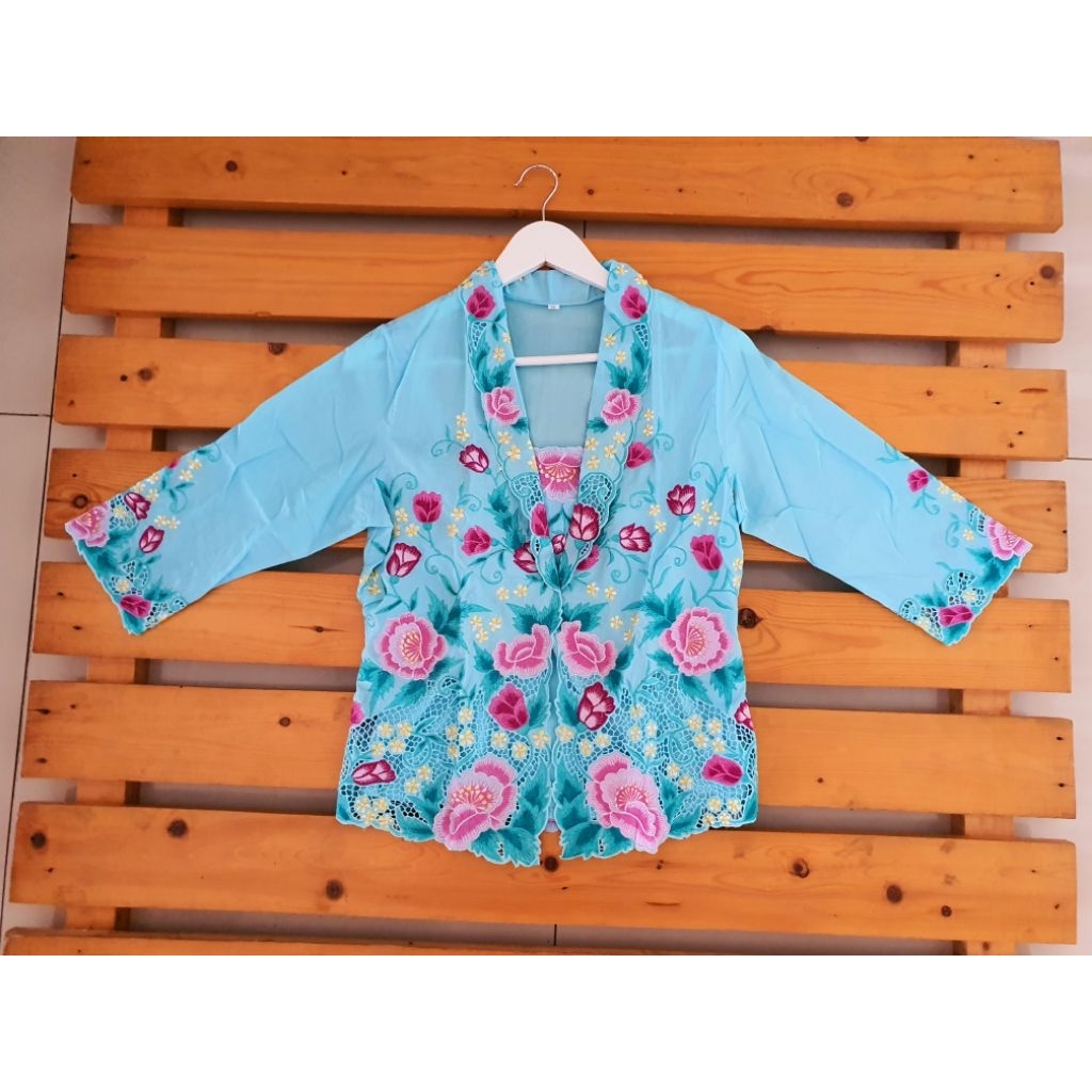 kebaya encim  kebaya peranakan kebaya katun ukuran m