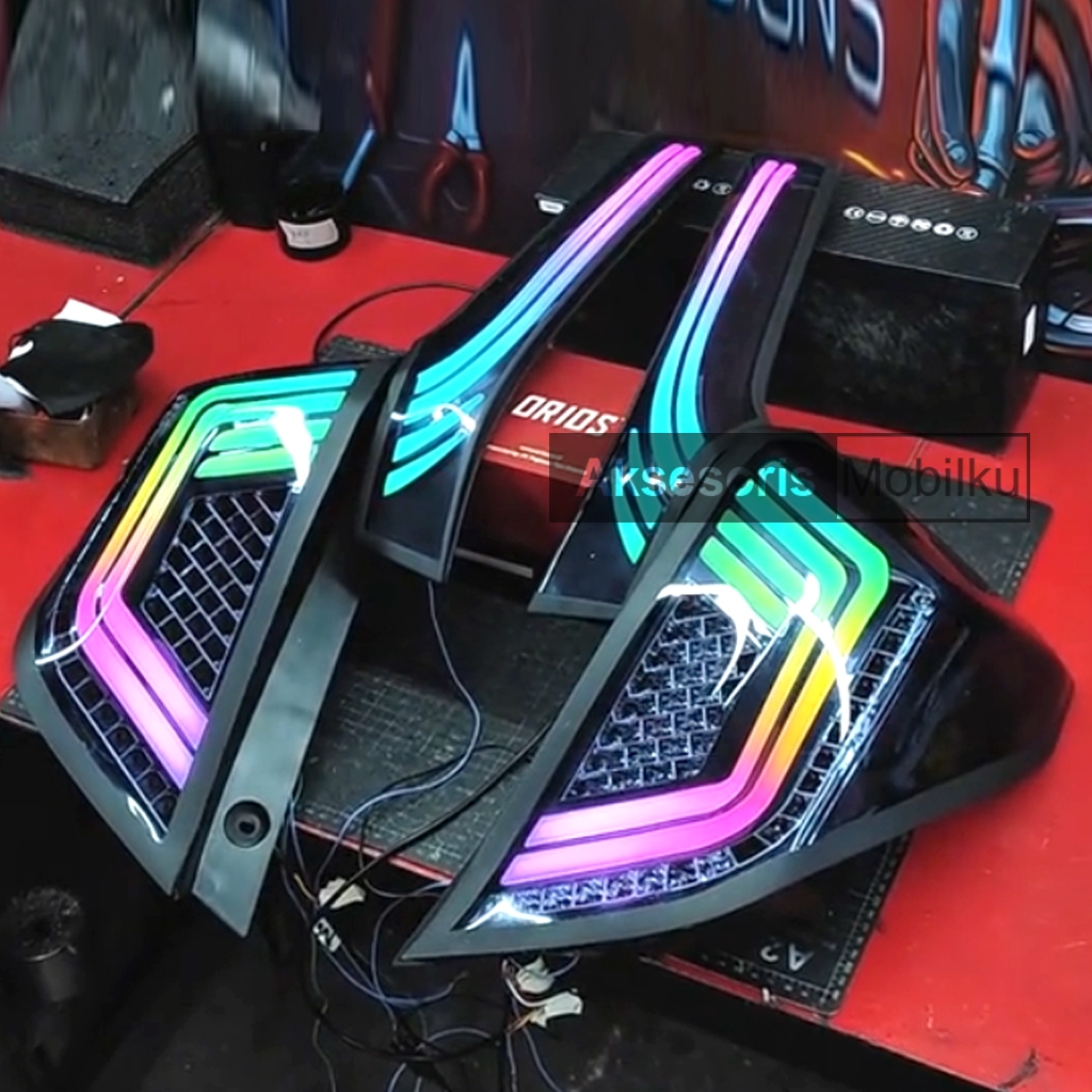 Stoplamp Jazz GK5 RGB 3 Line Welcome Running Led