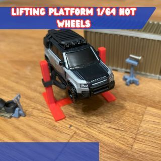 Lifting Platform / Lift Mobil Diecast - Aksesoris Diorama Bengkel