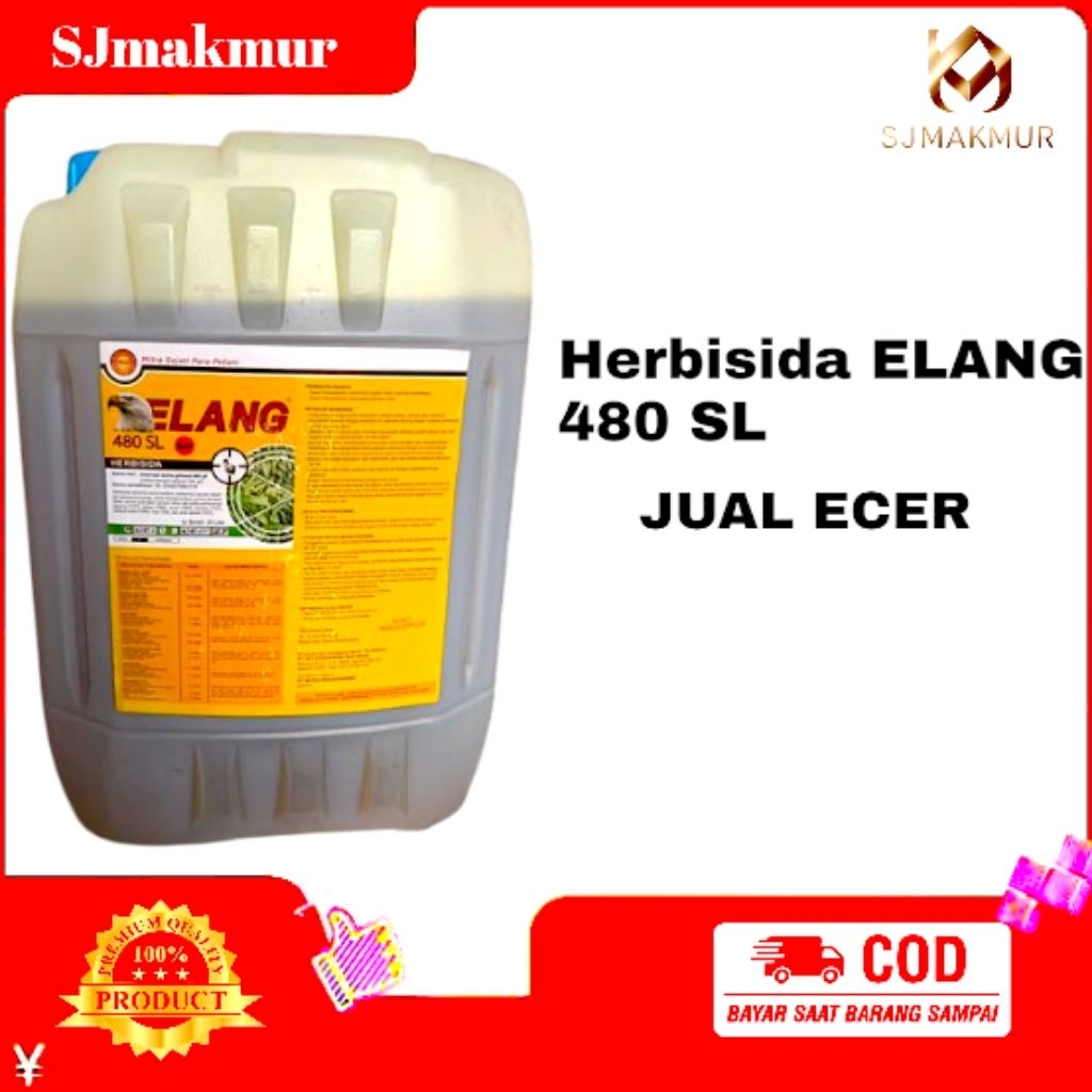 Herbisida ELANG 480SL basmi rumput sampai akar
