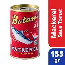 Sarden Botan 155 Gram Sarden BOTAN (makarel) 155 gr /SATUAN