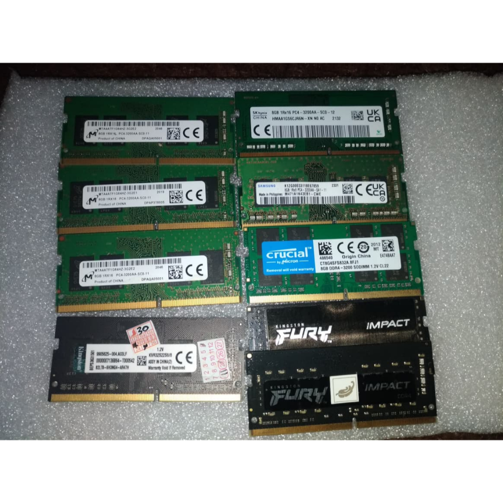 RAM LAPTOP DDR4 8GB 3200MHz PC4-3200AA