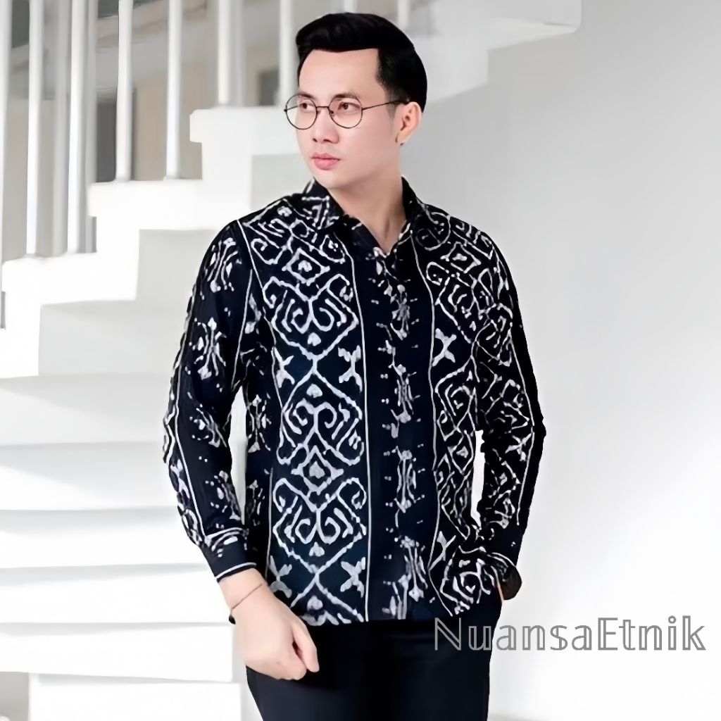 Kemeja Pria Tenun Troso Asli Jepara Lengan Panjang Dan Pendek
