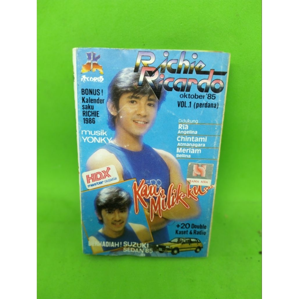 Kaset pita RICHIE RICARDO , Didukung Chintami A, Meriam Bellina