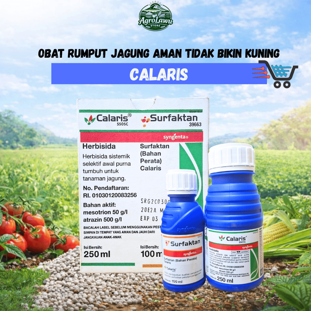 Herbisida CALARIS 550SC Syngenta - Obat Rumput Jagung Aman Tidak Bikin Kuning
